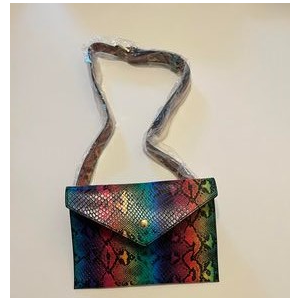 Rainbow Phone Clutch